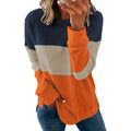 Casual Crewneck Tie Dye Sweatshirt Striped Printed Loose Soft Long Sleeve Pullover Tops Shirts by DailySale