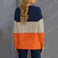 Casual Crewneck Tie Dye Sweatshirt Striped Printed Loose Soft Long Sleeve Pullover Tops Shirts by DailySale