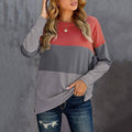 Casual Crewneck Tie Dye Sweatshirt Striped Printed Loose Soft Long Sleeve Pullover Tops Shirts by DailySale