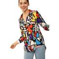 Casual Long Sleeve Button Down Shirts Tops by DailySale