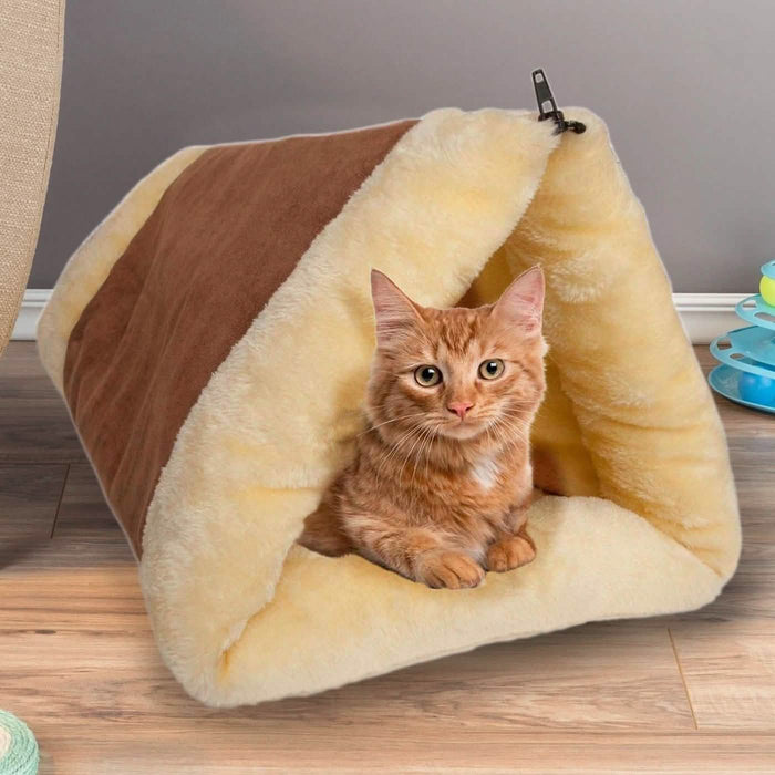 Cat Bed Cave House Bed by DailySale