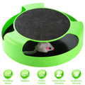 Cat Interactive Scratching Toy with Rotating Running Mouse by DailySale