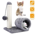 Cat Sisal Scratch Post Toy with Tunnel by DailySale