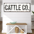 Cattle Co Sign by Tailored Canvases