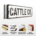 Cattle Co Sign by Tailored Canvases
