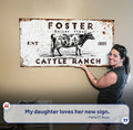 Cattle Ranch Rustic - LP1 by Tailored Canvases
