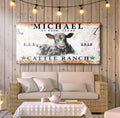 Cattle Ranch Sign by Tailored Canvases