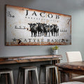 Cattle Ranch Sign IV (Free Shipping) by Tailored Canvases