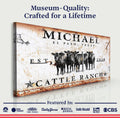 Cattle Ranch Sign IV (Free Shipping) by Tailored Canvases