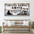 Cattle Ranch Vintage Sign by Tailored Canvases
