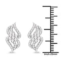 0.68 Carat Genuine White Diamond 14K White Gold Earrings (G-H Color, SI1-SI2 Clarity) by Bids.com