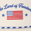 The Land of Freedom Flag Embroidered Trucker Hat by Boutique 23