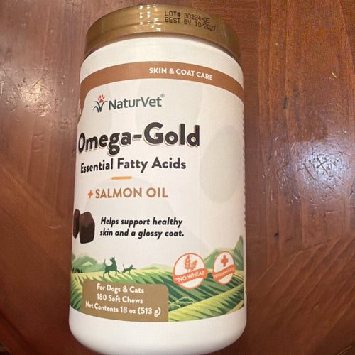NaturVet Omega-Gold Plus Salmon Oil 180 Chews by Price Is Right Miami