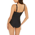 Calvin Klein Black Starburst Print One Piece Swimsuit Size 6 by Vanessa Jane