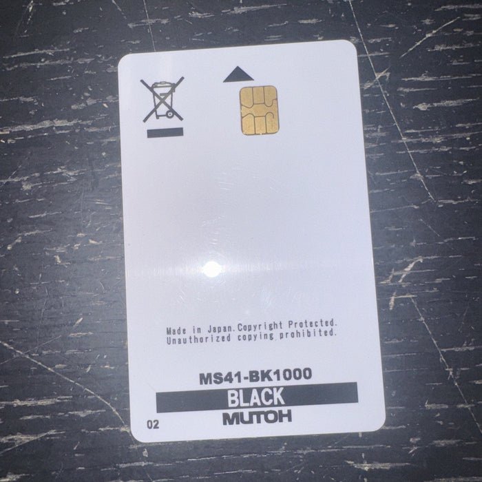 Mutoh MS41 Ink Smart Chip Card, Black by Price Is Right Miami
