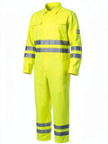 Bulwark Mens Hi-vis Deluxe Coverall with Reflective Trim, Size Large by Vanessa Jane