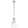 Kichler Lighting Everly 7 Inch Mini Pendant Everly - 42456CHCLR - Modern Contemp by Vanessa Jane