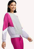 Peloton Chic Fabric Mix Pullover, Size Large by Vanessa Jane