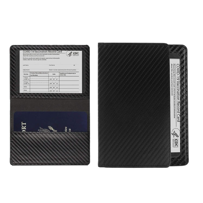 CDC Vaccination Card Holder And RFID Passport Organizer Holder by DailySale