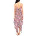 Jessica Simpson Womens Coral Printed Handkerchief-Hem Dress, Size XL by Vanessa Jane