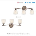 Kichler 45360 Granby 24.91 Wide 3-Bulb Bathroom Lighting Fixture by Vanessa Jane