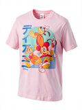 Disney the Group Mens Graphic Classic Fit T-Shirt - Soft Pink, Size Small by Vanessa Jane