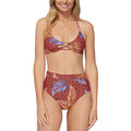 Raisins Juniors Nomad Costa Halter Bikini Top, Size Large by Vanessa Jane