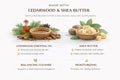 Cedarwood Coconut Shea Butter Bar Soap – Balancing Cleanse by Lulu’s Holistics