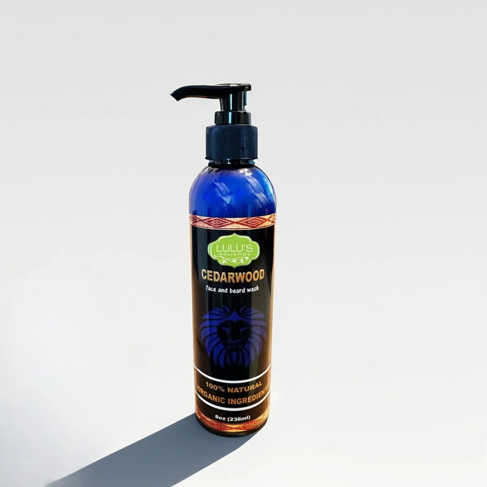 Cedarwood Face & Beard Wash – Natural Men’s Cleansing Cleanser by Lulu’s Holistics