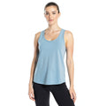 Danskin Women's Essential Singlet, Adriatic Blue, Large by Vanessa Jane
