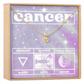 Celestial Cancer Zodiac Necklace by Dear Ava