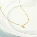 Celestial Gemini Zodiac Necklace by Dear Ava