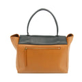 Celine Bicolor Smooth Calfskin Carmel x Black Handbag #3312 by Bolt Boutique