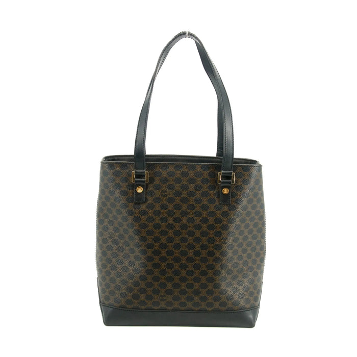 Celine Black Macadam Coated Canvas Shoulder Bag #3425 by Bolt Boutique