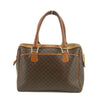 Celine Brown Macadam PVC x Leather Handbag #3540
