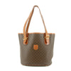Celine Brown Macadam PVC x Leather Shoulder Bag #9412
