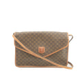Celine Brown Macadam PVC x Leather Trim Shoulder Bag #3541 by Bolt Boutique