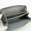 Celine Grey Leather Zippy Long Wallet #3821 by Bolt Boutique