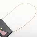 Celine Large Colorblock Pocket Envelope Wallet On A Chain Grey/Pink -SKU #2604 by Bolt Boutique