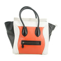 Celine Luggage Mini Shopper Leather Handbag Multicolor #3310 by Bolt Boutique