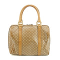 Celine Macadam Beige PVC x Leather Mini Boston Bag #3567 by Bolt Boutique