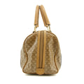 Celine Macadam Beige PVC x Leather Mini Boston Bag #3567 by Bolt Boutique