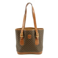 Celine Macadam Brown PVC x Leather Bucket Shoulder Bag #3566 by Bolt Boutique