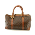 Celine Macadam Brown PVC x Leather Mini Boston Bag #3591 by Bolt Boutique