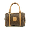Celine Macadam Brown PVC x Leather Mini Boston Bag #4687 by Bolt Boutique
