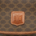 Celine Macadam Brown PVC x Leather Shoulder Bag #3593 by Bolt Boutique