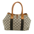Celine Macadam Canvas x Leather Black Shoulder Bag #3570 by Bolt Boutique