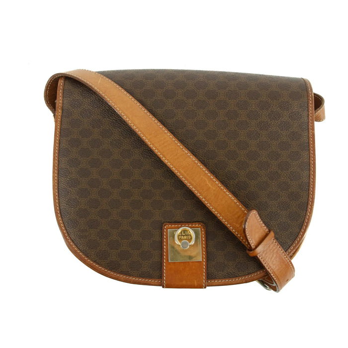 Celine Macadam PVC Brown Crossbody Bag #3237 by Bolt Boutique