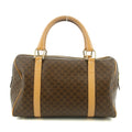 Celine Macadam Triomphe Brown Leather Boston Bag #5382 by Bolt Boutique
