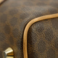 Celine Macadam Triomphe Brown Leather Boston Bag #5382 by Bolt Boutique